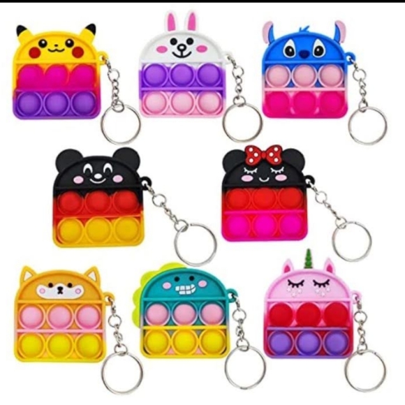 Fidget Keychain (Unicorn) - Picture 3 of 4